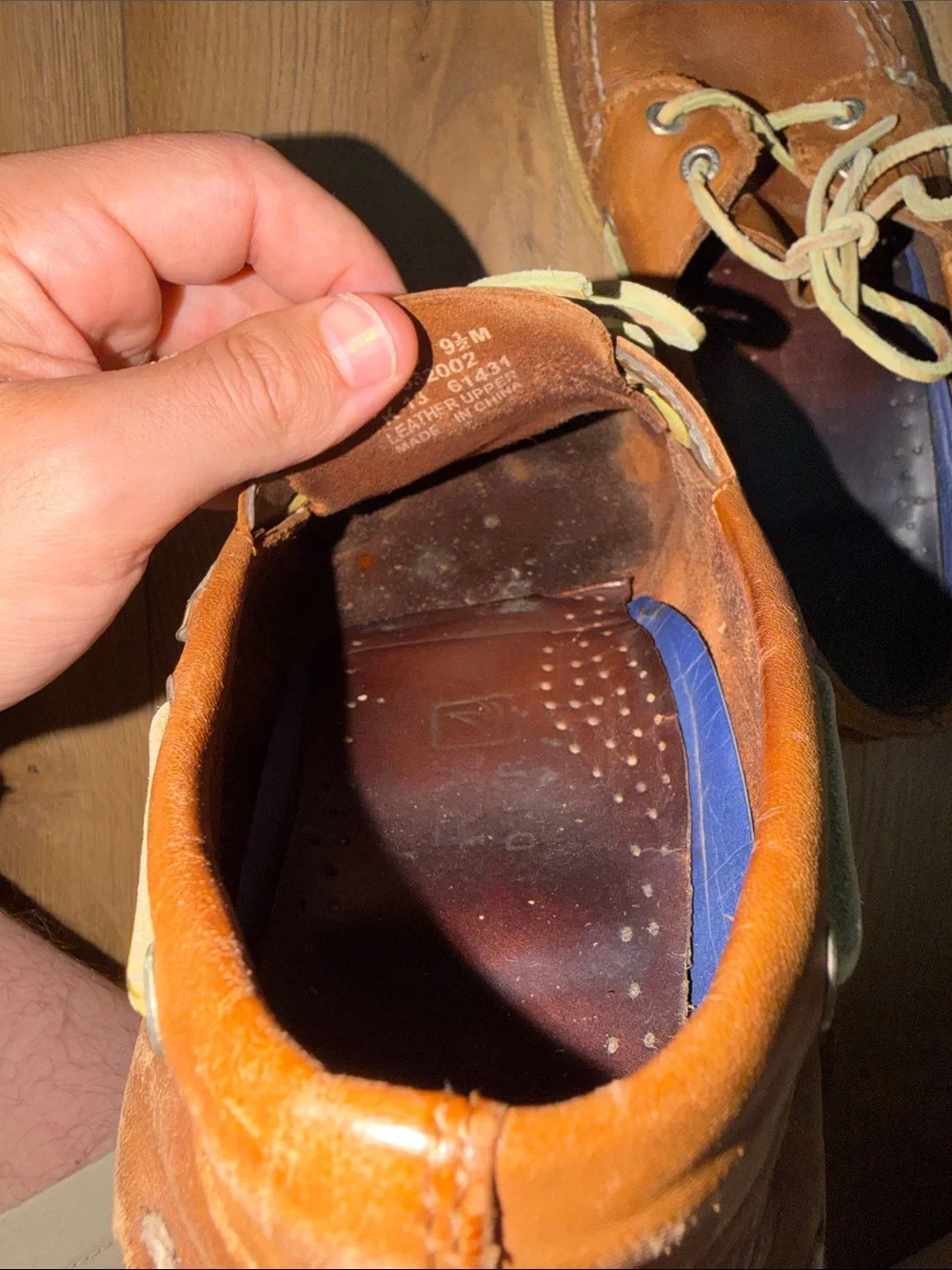 Well Worn Sperrys